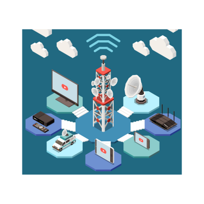 Imagen de oficina y trabajadores